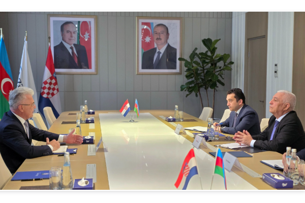 "AzərEnerji" sədri ilə Xorvatiya səfirinin görüşü olub -